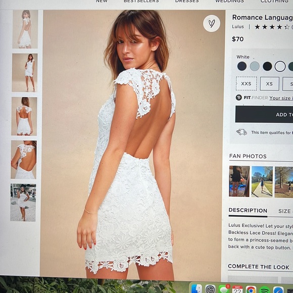 Lulu’s size M dress - Picture 4 of 6